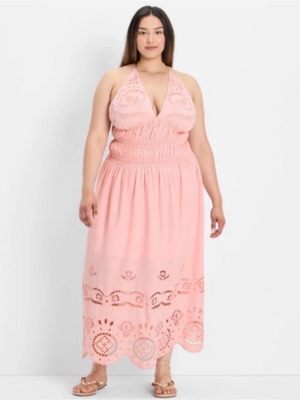 Plus Size Pink Dress XXL
